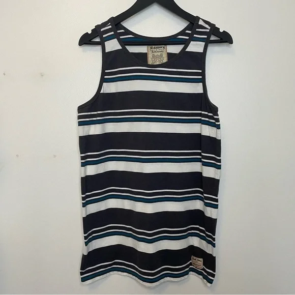 Rumors Original Stripes Tank Top Men’s size Large - Picture 6 of 11